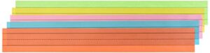 school smart ruled rainbow sentence strips, rainbow ,3 x 24 inches (pack of 100)