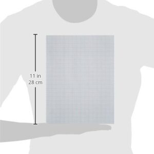 School Smart Double Sided Graph Paper, 8-1/2 x 11 Inches, 1/2 Inch Rule, White, Pack of 500 - 085279