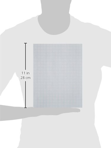 School Smart Double Sided Graph Paper, 8-1/2 x 11 Inches, 1/2 Inch Rule, White, Pack of 500 - 085279