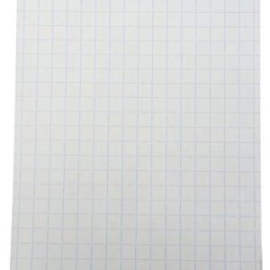 School Smart Double Sided Graph Paper, 8-1/2 x 11 Inches, 1/2 Inch Rule, White, Pack of 500 - 085279