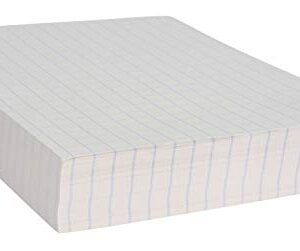 School Smart Double Sided Graph Paper, 8-1/2 x 11 Inches, 1/2 Inch Rule, White, Pack of 500 - 085279