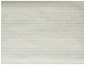 school smart skip-a-line ruled writing paper, 3/4 inch ruled long way, 11 x 8-1/2 inches, pack of 500, white - 085212