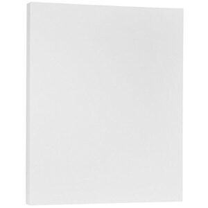 jam paper translucent vellum 17lb paper - 62 gsm - 8.5 x 11 - clear - 100 sheets/pack