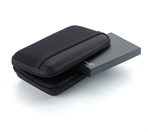 Drive Logic DL-64-BK Portable EVA Hard Drive Carrying Case Pouch, Black