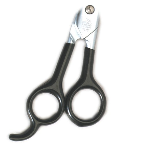 Dubl Duck Carbon Steel Small Pet Fillipino 88B Straight Shears with Plastic Coated Handles, 8-1/4-Inch