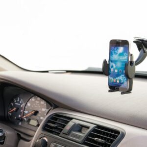 ARKON Windshield and Dash Car Phone Holder Mount for iPhone X 8 7 6S 6 Plus 8 7 6S 6 Galaxy Note Retail Black (SM415)