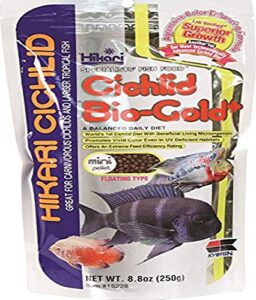 hikari 8.8-ounce cichlid bio-gold and floating pellets for pets, mini