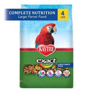 kaytee exact rainbow large parrot,4 lb