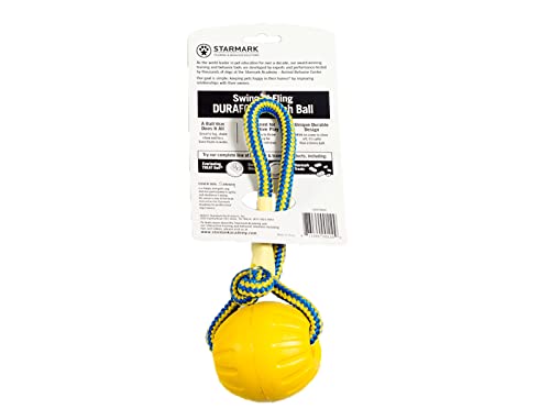 Starmark Swing 'n Fling DuraFoam Ball Dog Toy Medium