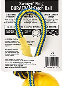 Starmark Swing 'n Fling DuraFoam Ball Dog Toy Medium