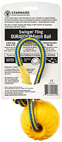 Starmark Swing 'n Fling DuraFoam Ball Dog Toy Medium