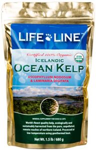life line pet nutrition organic ocean kelp supplement for skin & coat, digestion in dogs & cats,1.5lb, model:20201