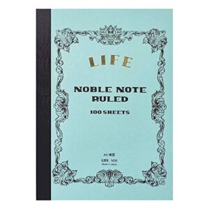 ライフ life notebook, noble notebook, ruled, a5 n39
