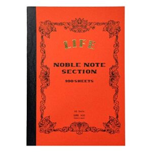 ライフ life notebook, noble notebook, grid, a5 n33