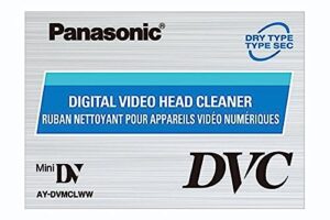 panasonic ay-dvmclww mini digital video head cleaner