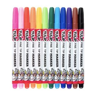 Tulip Fashion Markers 26662 Mkr 12Pk Fine Writers, As Detailed