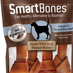 SmartBones Peanut Butter Dog Chew, Medium, 11.0 Oz , 4 pieces/pack