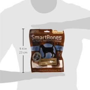 SmartBones Peanut Butter Dog Chew, Medium, 11.0 Oz , 4 pieces/pack