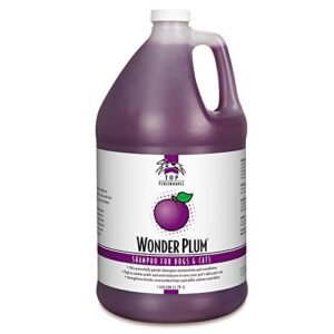 top performance wonder plum dog and cat shampoo, 1-gallon