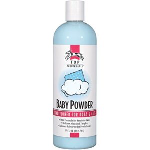 top performance baby powder pet conditioner, 17-ounce, 17 ounce