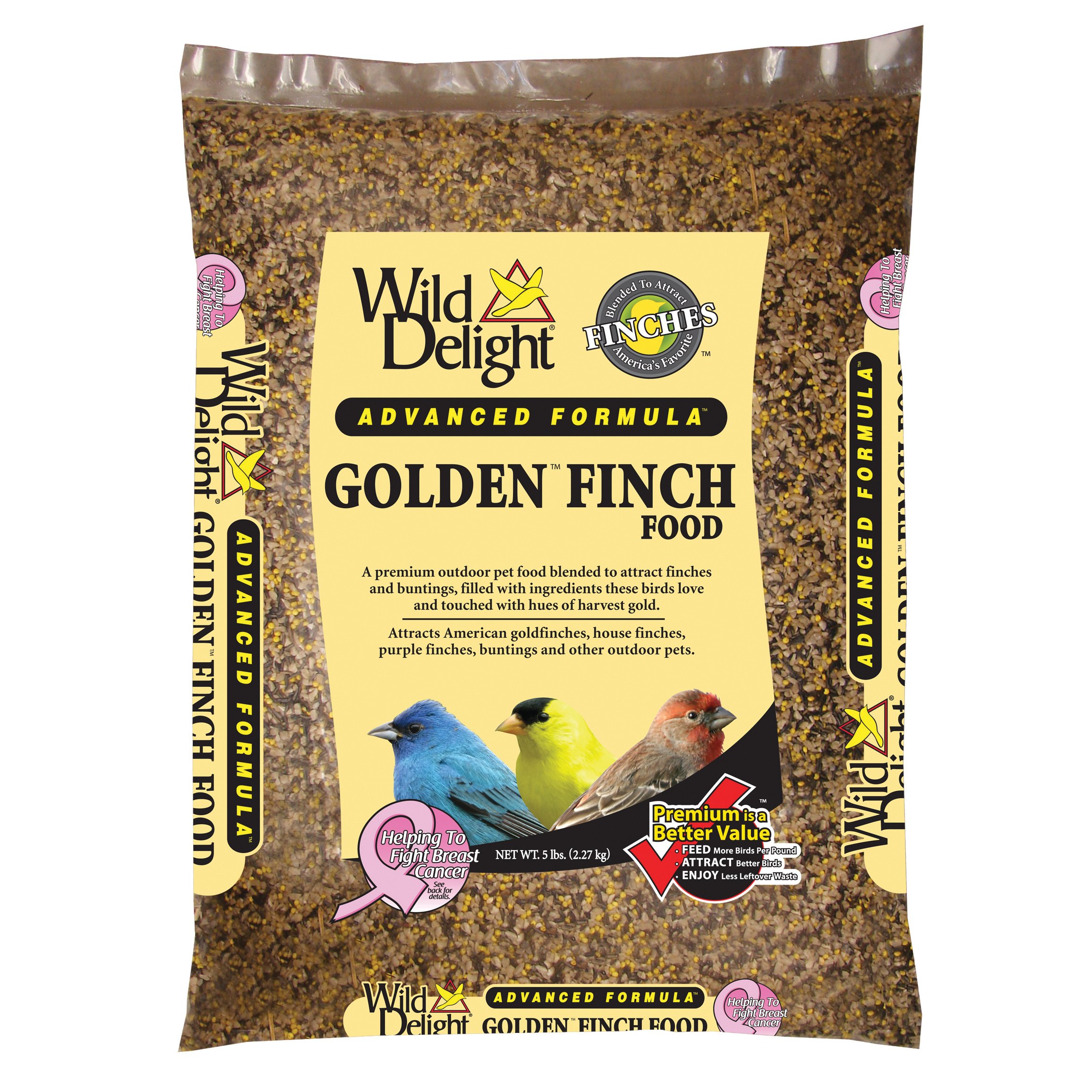 Wild Delight Golden Finch Food, 5 lb