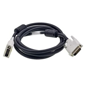 DELL 1.83m DVI/DVI Cable DVI 1.83 m Black - DVI Cables (1.83 m, DVI, DVI, Black, 1 Piece) Male Connector/Male Connector