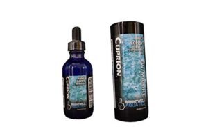 brightwell aquatics cuprion - ionic copper solution for professional use in fish-only aquarium tanks, 60-ml