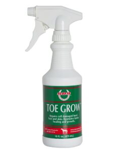 sbs equine item 416 toe grow hoof repair spray, one size