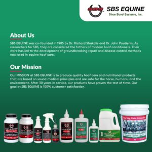 SBS EQUINE Item 416 Toe Grow Hoof Repair Spray, One Size