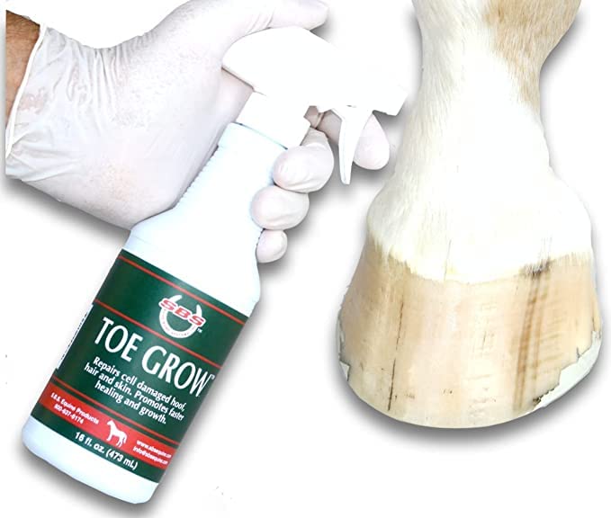 SBS EQUINE Item 416 Toe Grow Hoof Repair Spray, One Size