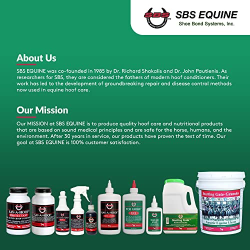 SBS Equine Starting Gate Granules for Horses | Horse calming Supplement that prevents & reverses gastric equine Ulcers | 1.1 Gallon | 3 Week Supply