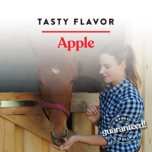 Manna Pro Apple Wafers – Treats for Horses – Packed with Vitamins & Minerals – Apple Flavored Horse Treats – 20 Pounds