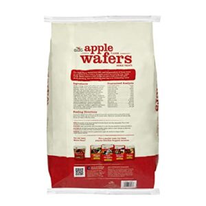 Manna Pro Apple Wafers – Treats for Horses – Packed with Vitamins & Minerals – Apple Flavored Horse Treats – 20 Pounds