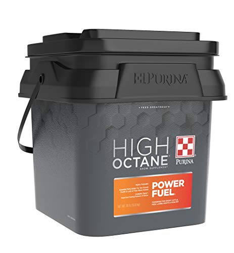 Purina | High Octane Power Fuel Topdress | Show Feed Supplement for Livestock | 30 Pound (30 lb.) Pail