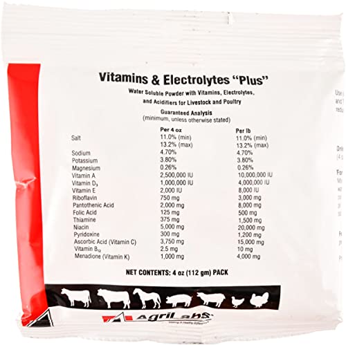 Vitamins & Electrolytes Plus 4oz by Agrilabs