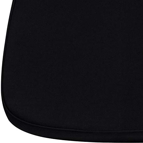 Flash Furniture Soft Black Fabric Chiavari Chair Cushion