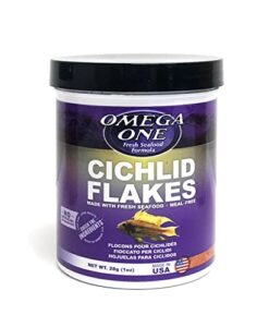 omega one cichlid flakes, 1 oz