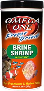 omega one freeze dried brine shrimp, 1.28 oz