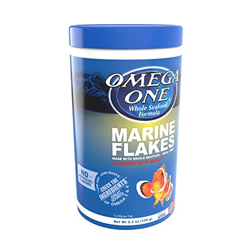 Omega One Garlic Marine Flakes, 5.3 oz