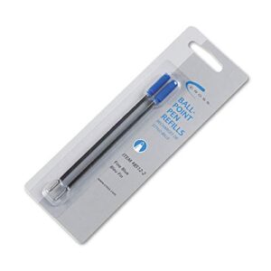cross 85122 refills for ballpoint pens, fine, blue ink, 2/pack