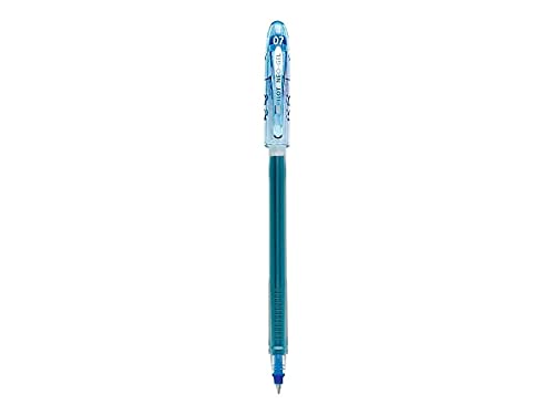 PILOT 14002 Rollerball Gel Pen,.7Mm,Nonrefillable,Clear Barrel,Blue Ink