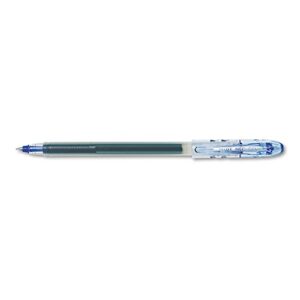 pilot 14002 rollerball gel pen,.7mm,nonrefillable,clear barrel,blue ink
