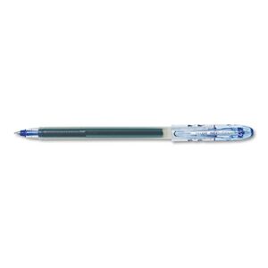 PILOT 14002 Rollerball Gel Pen,.7Mm,Nonrefillable,Clear Barrel,Blue Ink