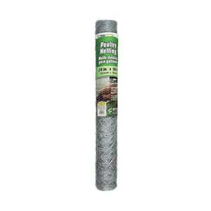 galvanized poultry netting, 24-in. x 50-ft.