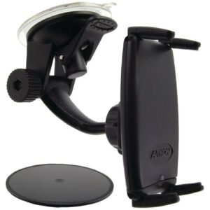 arkon windshield/dashboard mount for most smartphones - retail packaging - black