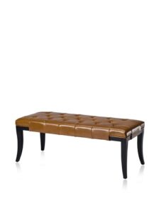safavieh home collection tyler saddle tufted bench