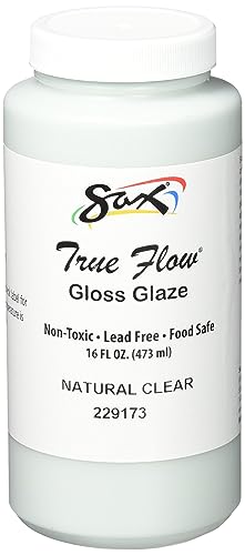 Sax 229173 True Flow Gloss Glaze - 1 Pint - Natural Clear, 16 Fl Oz (Pack of 1)