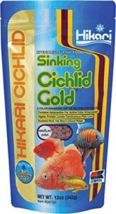 hikari 2.2-pound sinking cichlid gold pellets for pets, mini