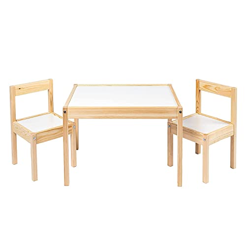 IKEA KidTable, Table and 2 Chairs, White