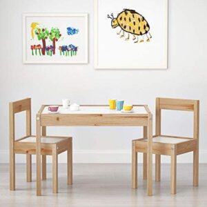 IKEA KidTable, Table and 2 Chairs, White